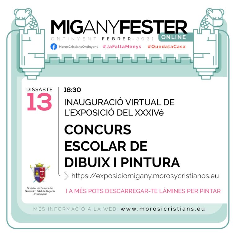 Inauguración Exposición Virtual Concursos Escolares Mig Any Fester Inauguración Exposición Virtual Concursos Escolares Mig Any Fester