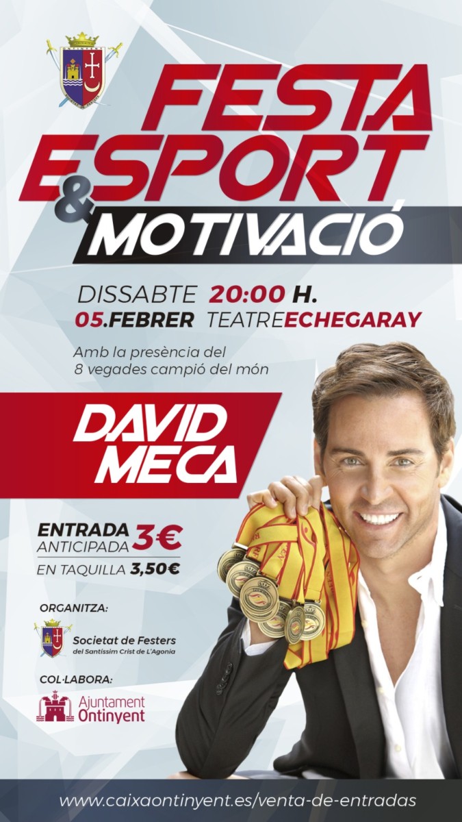 Conferencia “Fiesta, Deporte y Motivación” a cargo David Meca