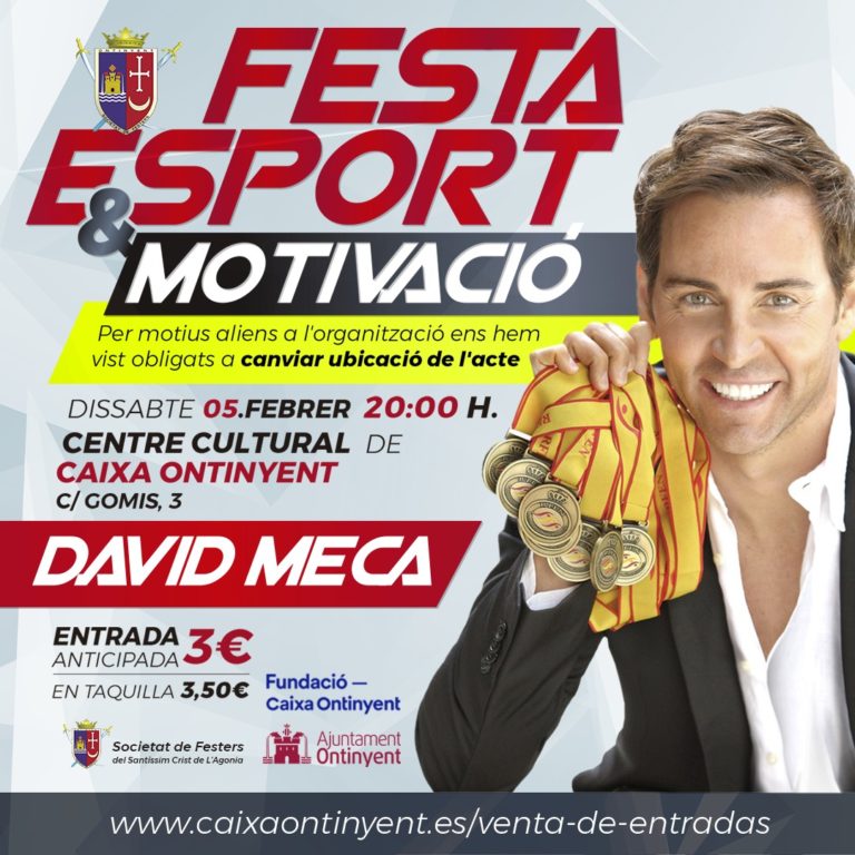Conferencia “Fiesta, Deporte y Motivación” a cargo David Meca